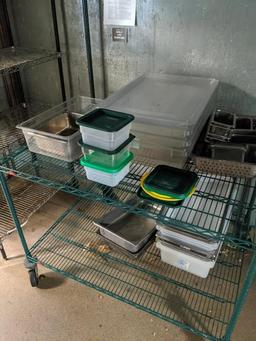 4ft and 3ft wide Metro racks and contents