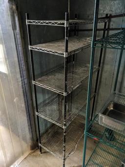 4ft and 3ft wide Metro racks and contents