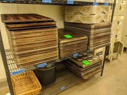 26" x 18" sheet pans and 1 muffin tray