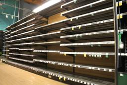 64’ Run Of Madix Gondola Shelving