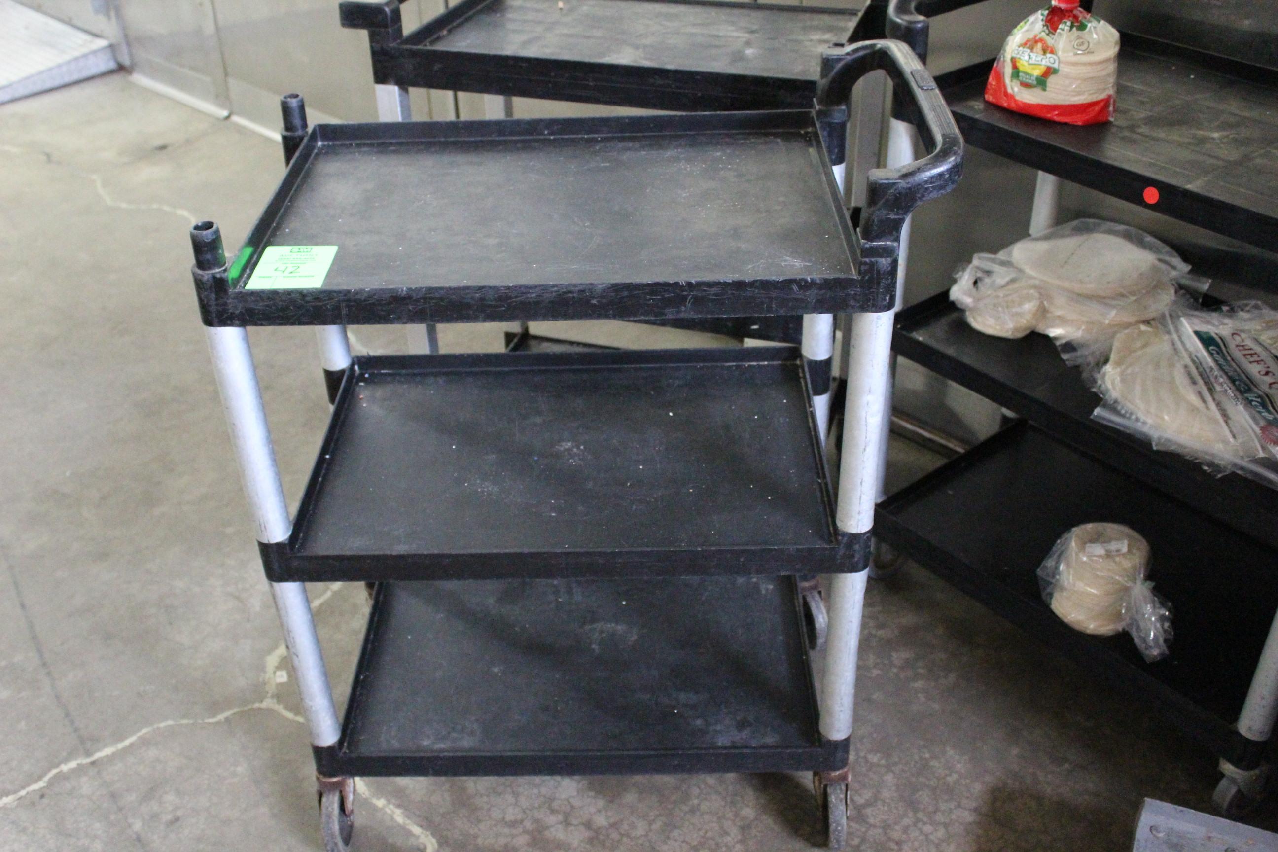 3-Tier Plastic Cart