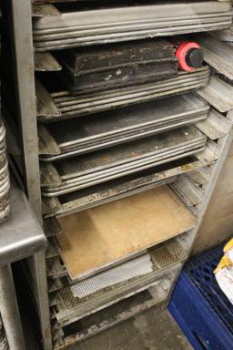 Channel Rack W/ Assorted Pans