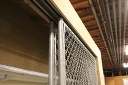 12' Of Madix Wall Shelving W/ Fence On Track