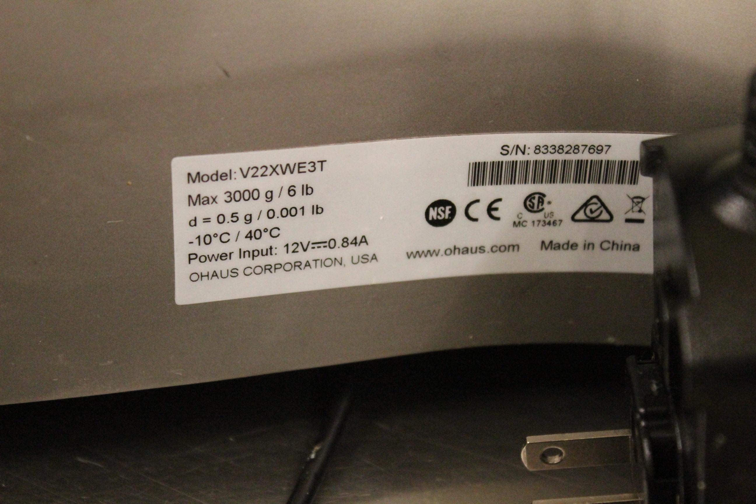 Ohaus Valor 2000W Digital Scale