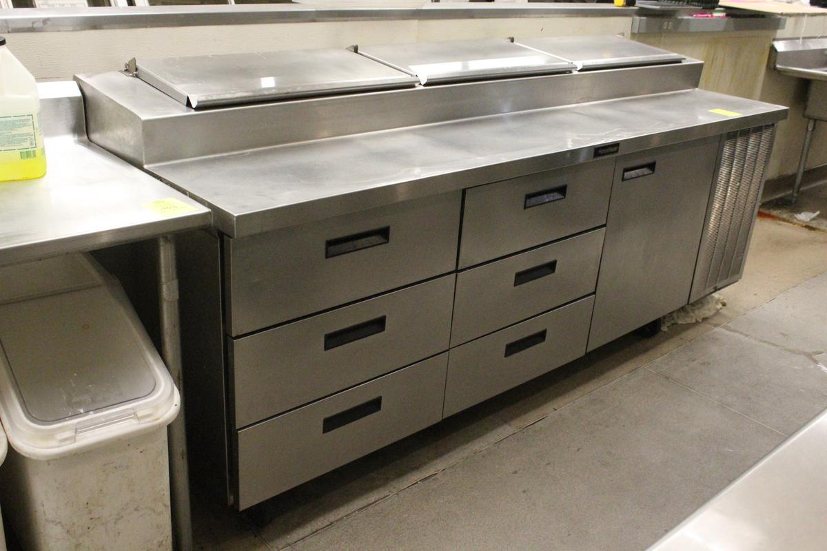 Delfield 99" Refrigerated Prep Table