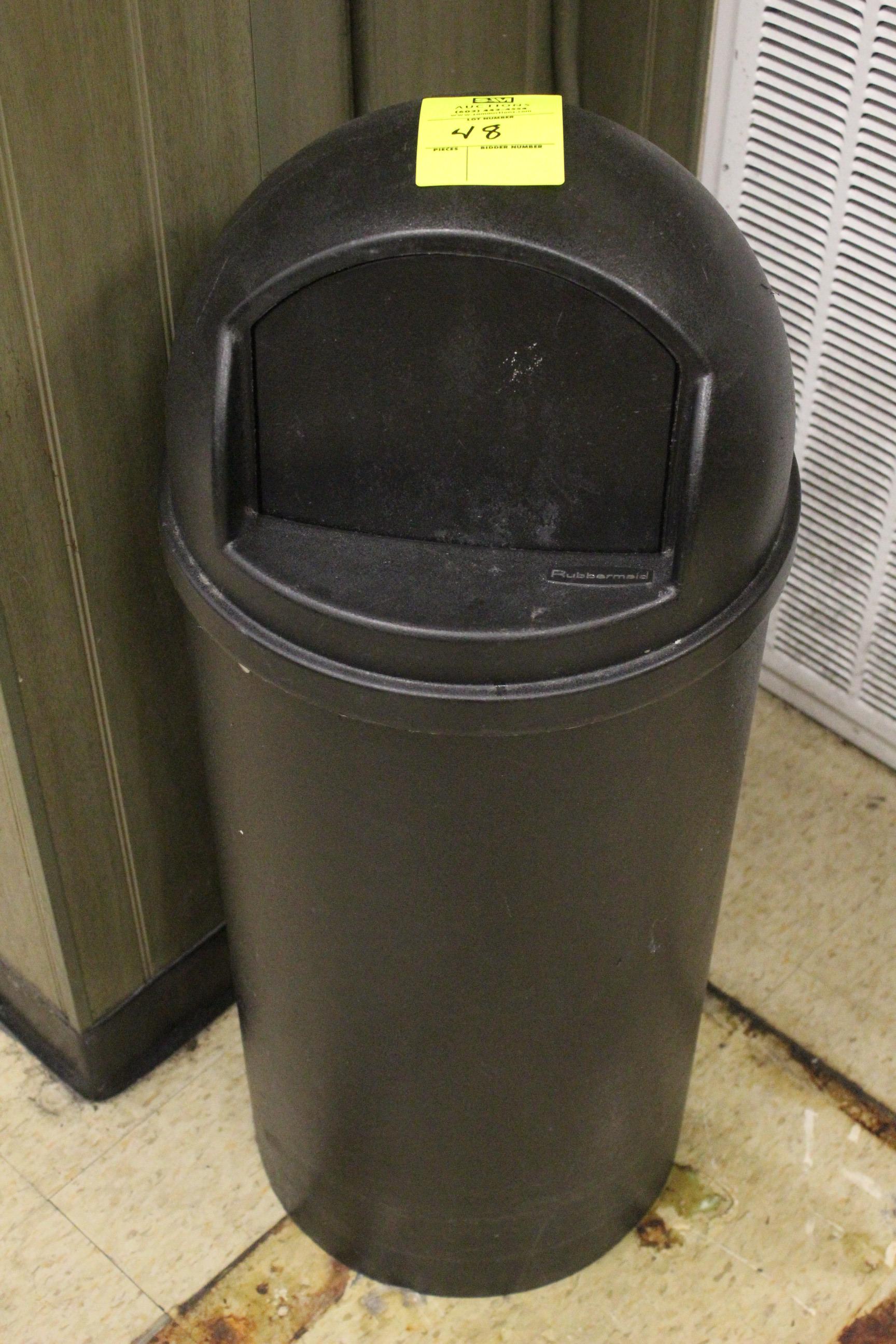 Plastic Torpedo Trash Can