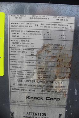 Hussmann Rooftop Condensing Unit W/ Copeland Compressor
