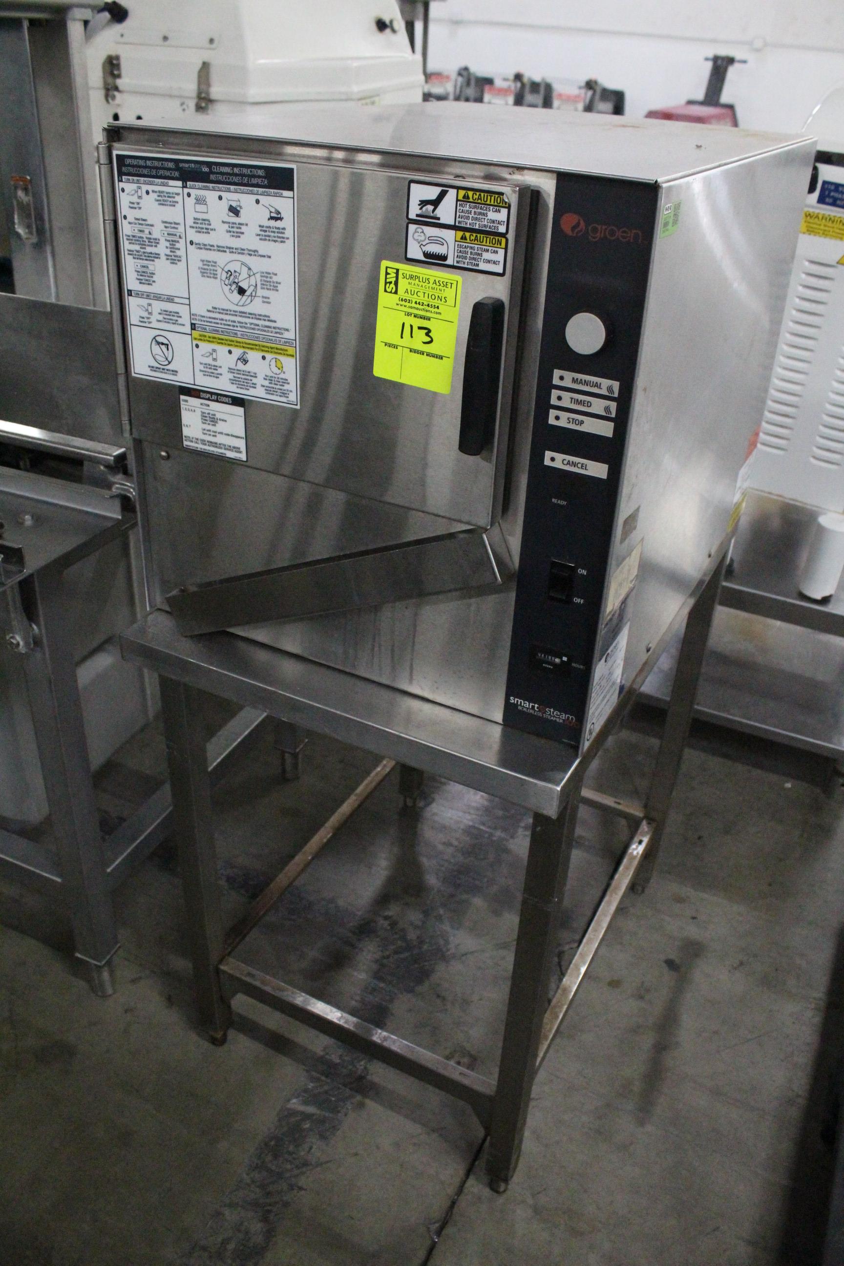 2019 Groen SSB-3E Steamer