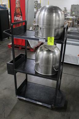 Three-Tier Cart W/ (2) Mixing Bowls