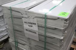 Pallet Of 48x16" Hill Phoenix Case Shelves