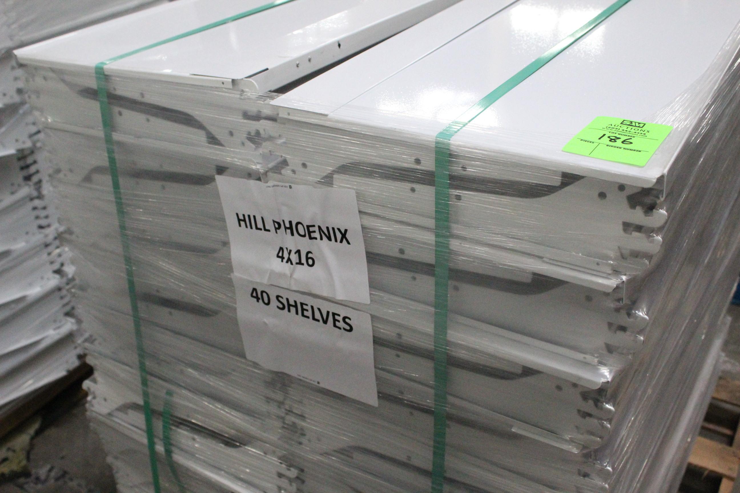 Pallet Of 48x16" Hill Phoenix Case Shelves