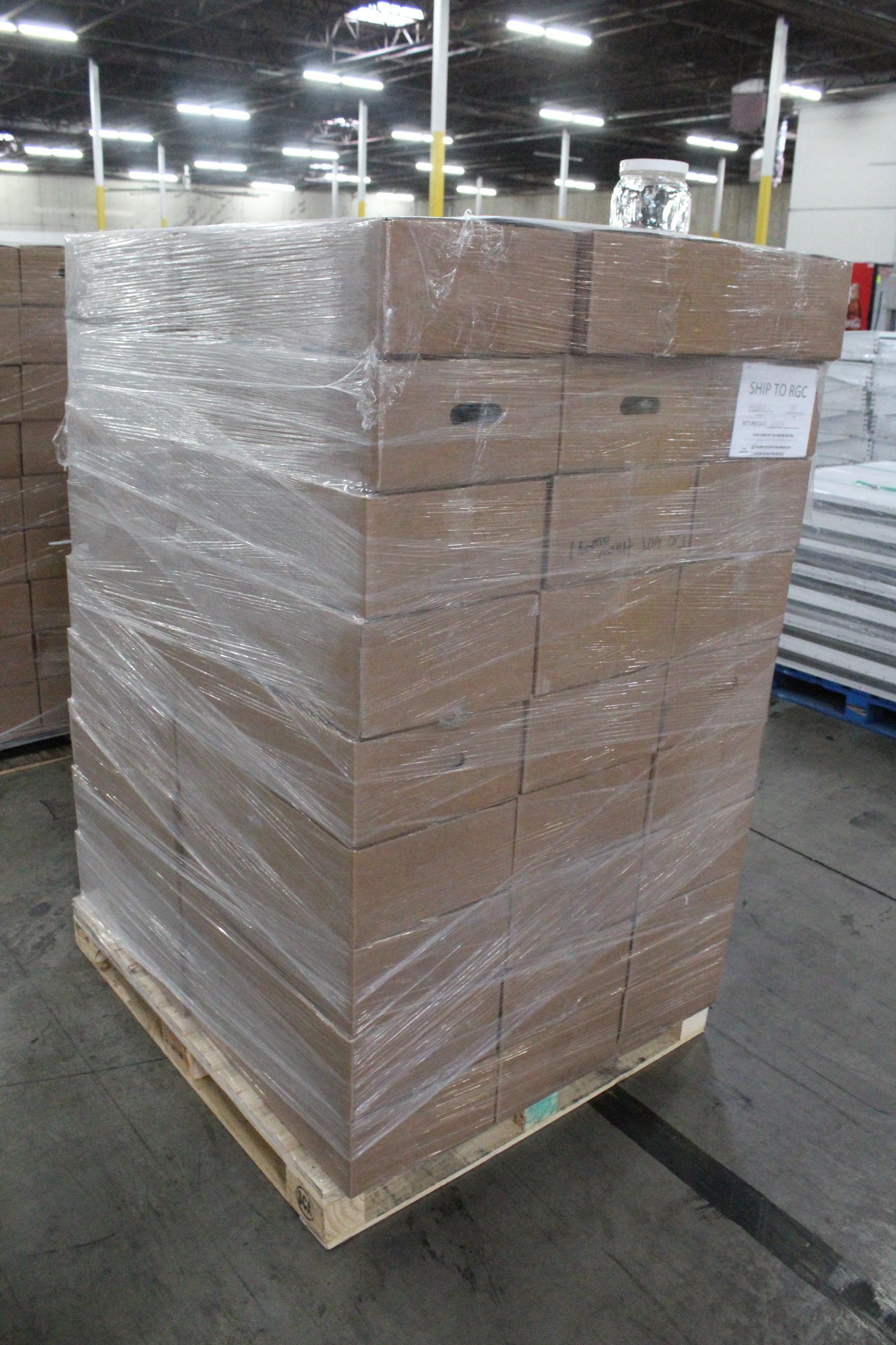Pallet Of Glass Spice Jars