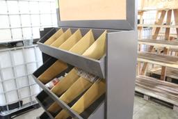 Wooden Cubby Style Merchandiser W/ Tall Back