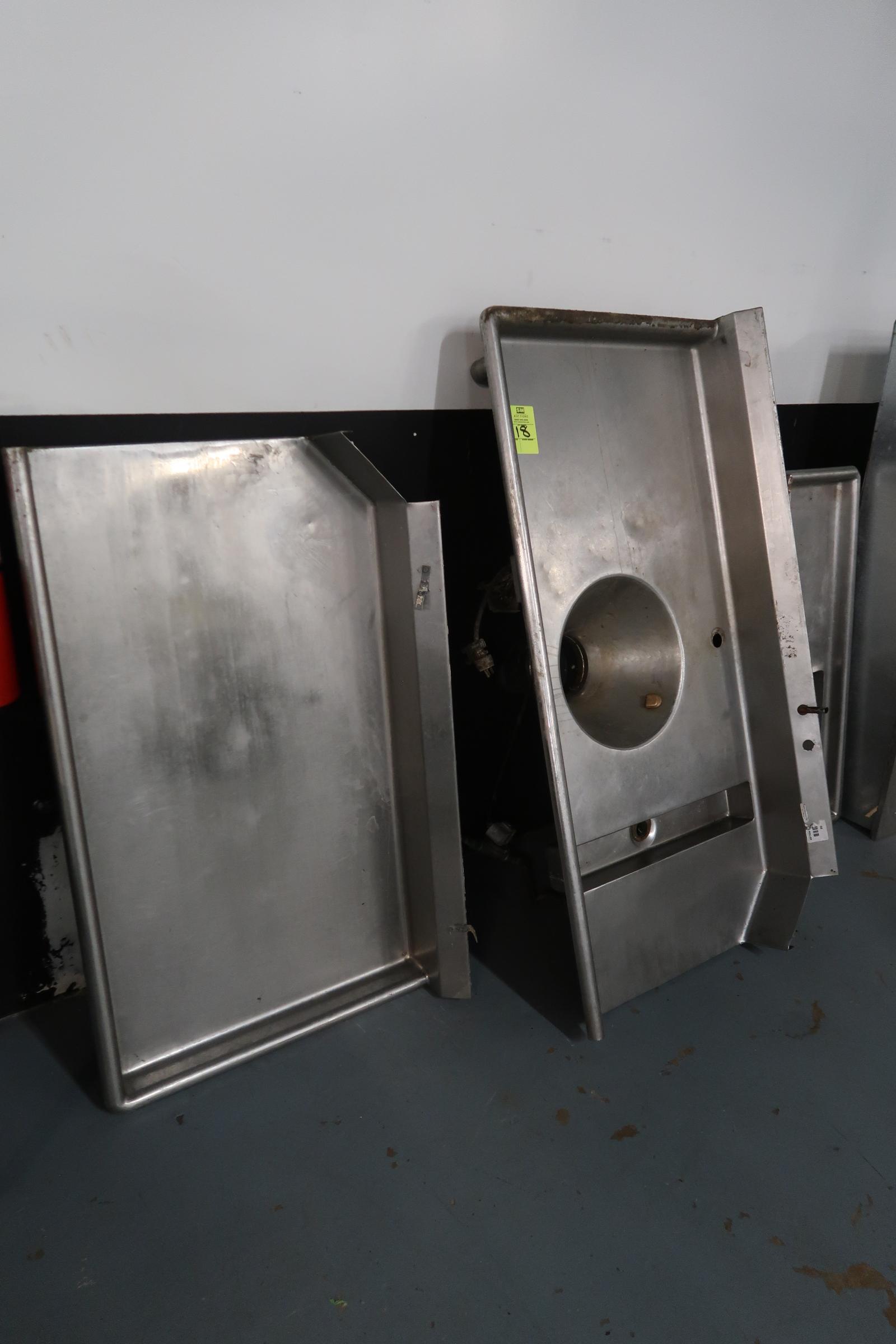 pre- & post- dishwasher sink w/ garbage disposal hole