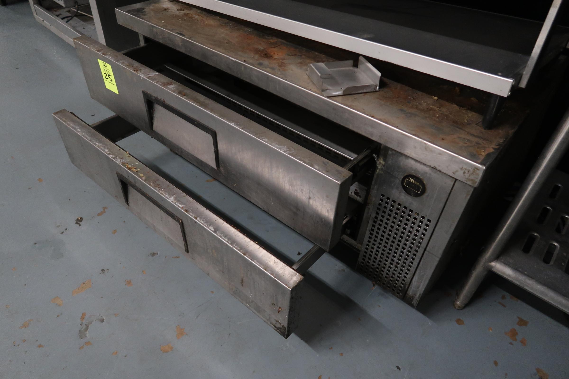 True refrigerated drawer equipment stand