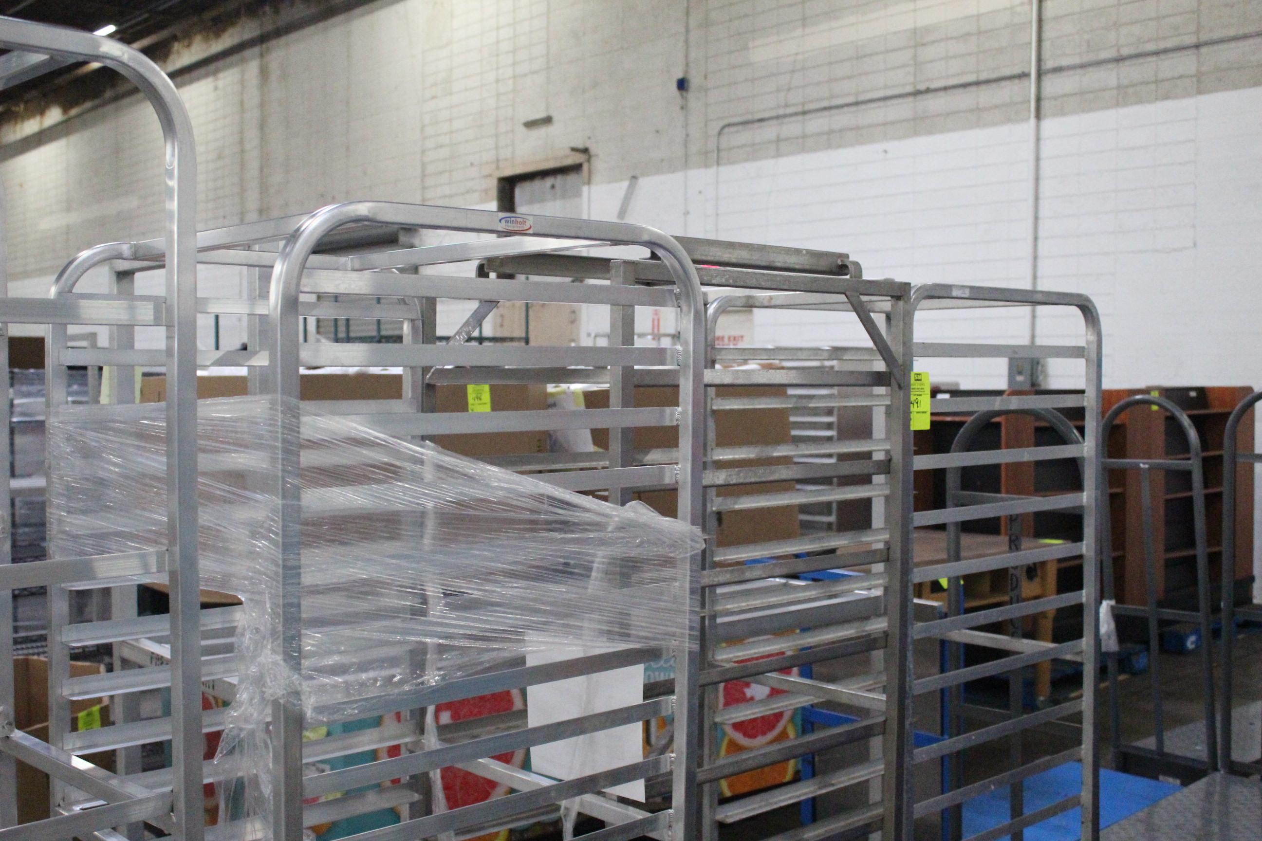 (2) Channel Racks And Oven Rack