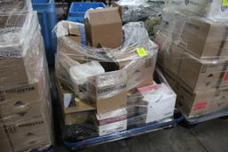 Pallet Of Assorted Gloves And Cleaning Supplies