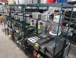 wire shelving units, epoxy coated