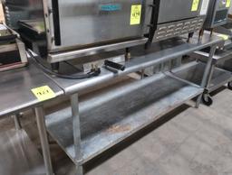 stainless table w/ undershelf