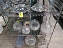 sample containers, everything on rack