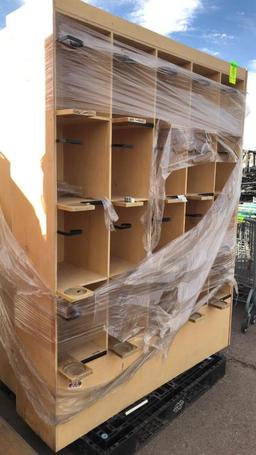 Pallets Of Wooden Wine Merchandisers