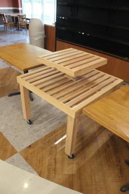 Group Of Assorted Wooden Tables