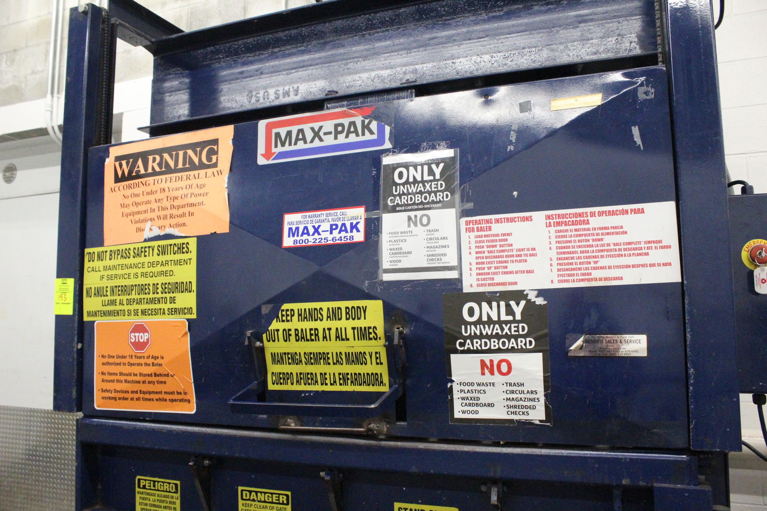 Max-Pak 60" Vertical Baler