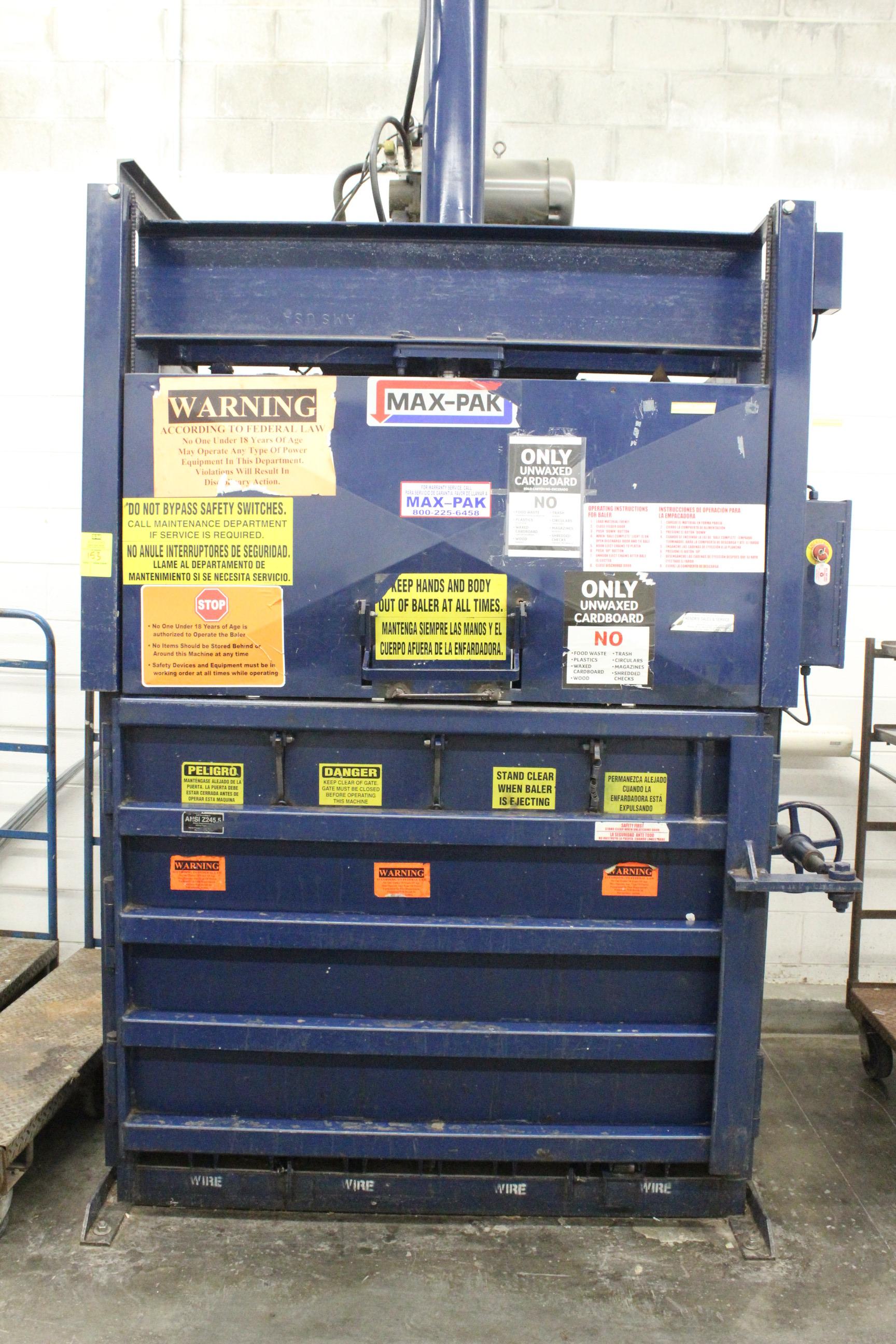 Max-Pak 60" Vertical Baler