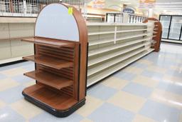 20' Of Lozier Gondola Shelving