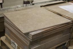 Pallet Of A.O. 18" x 18" 4 Beige Tile (Mt. Prospect)