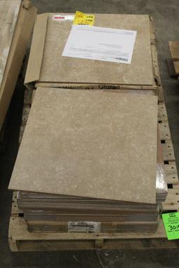 Pallet Of A.O. 18" x 18" 4 Beige Tile (Mt. Prospect)
