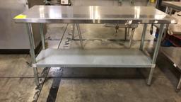 5’ Stainless Steel Table