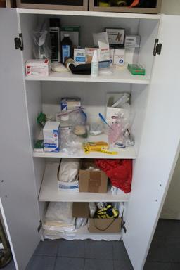 First Aid Cabinet And Contents