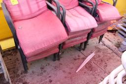 Padded Poolside Chairs