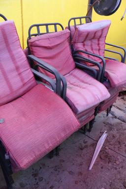 Padded Poolside Chairs