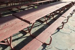 72" x 60" x 27" Wooden Picnic Table