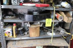 Heavy Duty Metal Shelf And Contents