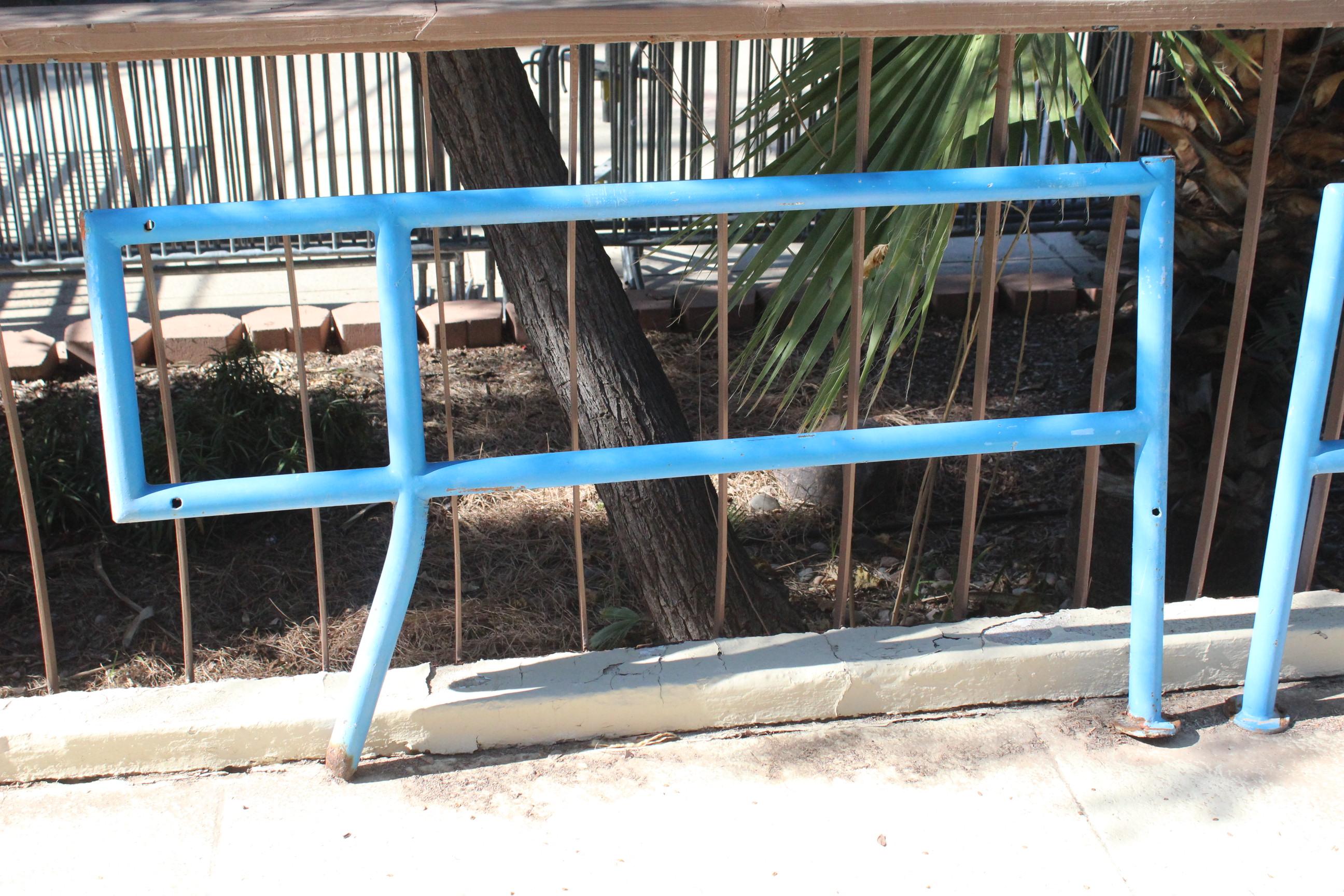 Group Of Turnstile Railing