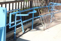 Group Of Turnstile Railing