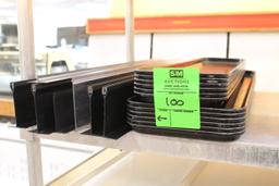 Assorted Plastic Trays And Sign Holders