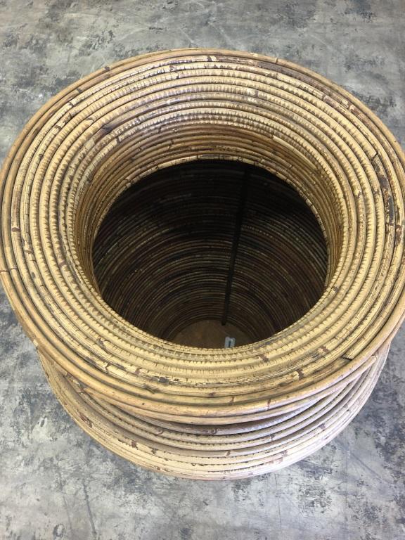 Large Rattan Vase