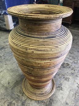 Large Rattan Vase