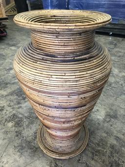 Large Rattan Vase