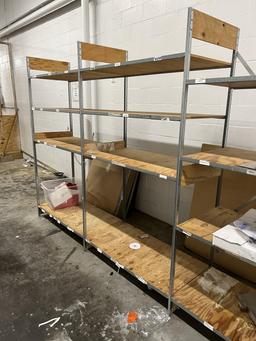 Wood and Metal Rack (contents not included)