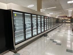 33 Door Run of 2001 Hussmann Low Temps