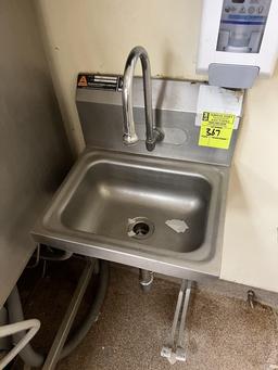 Stainless Hand Sink w/ Paper Towel/Soap Dispenser