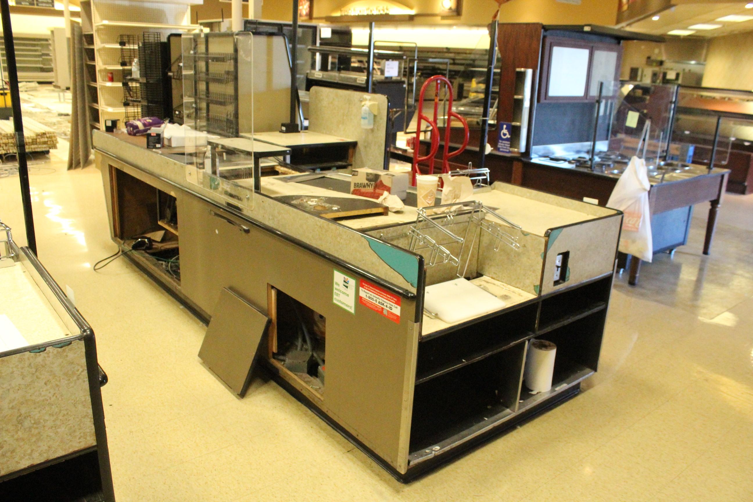 Unmarked Dual Belt Checkstand