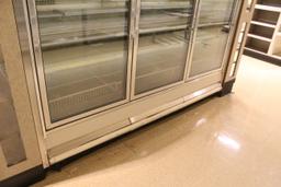 1991 Hussmann 3 Door Low Temp Case