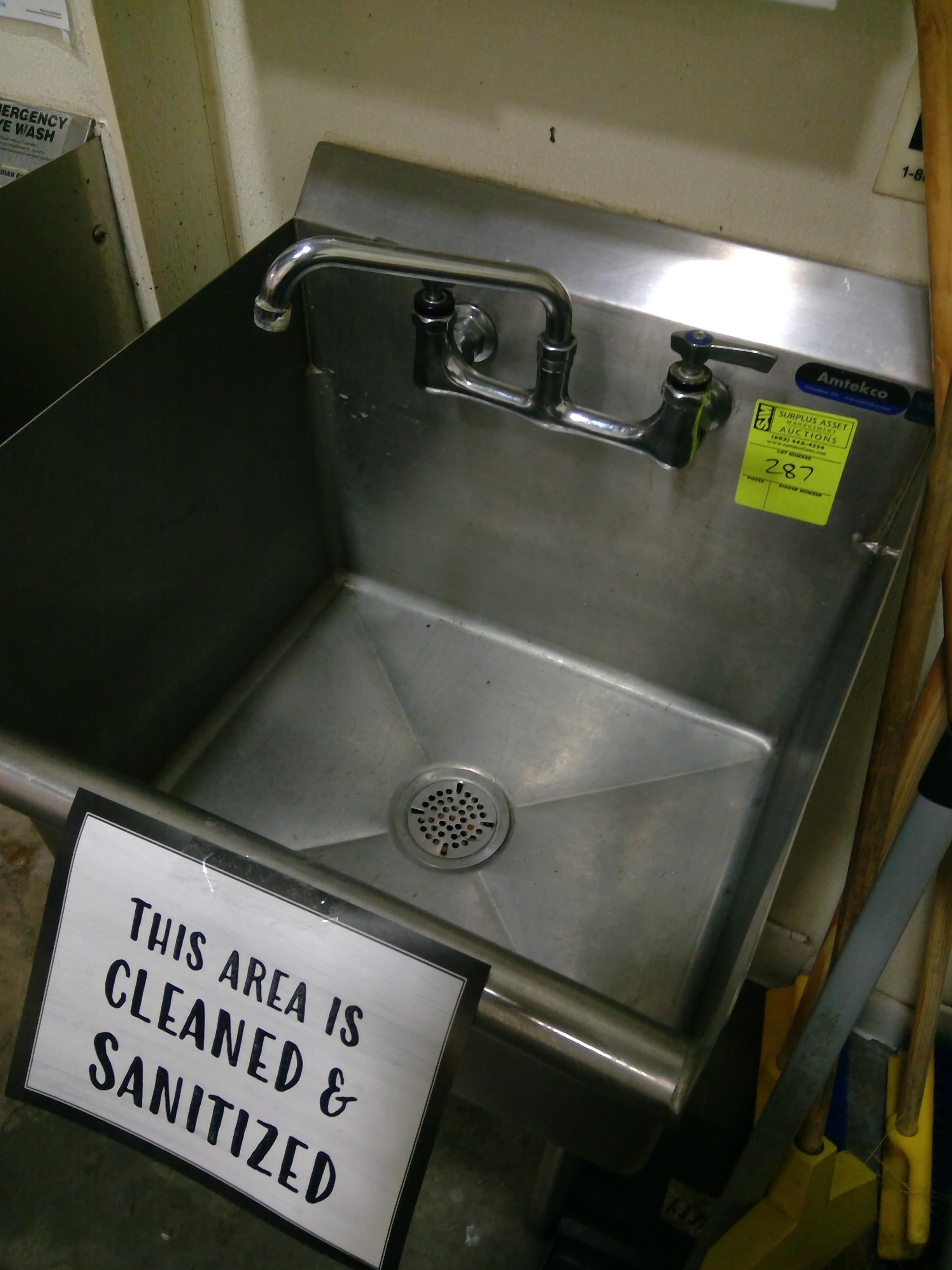 Amtekco Stainless Steel Single Basin Sink