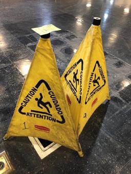 Pop Out Wet Floor Signs